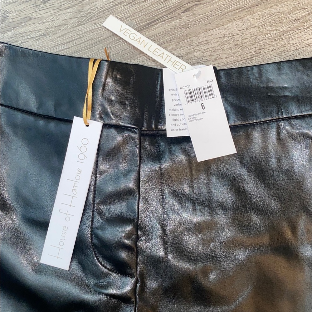 House of Harlow 1960 Vegan Leather Black Set - Picture 4 of 9